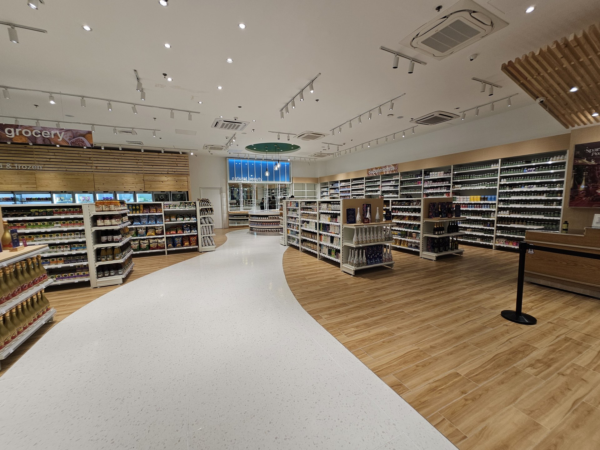 Healthy Options store interior, SM City Cebu.