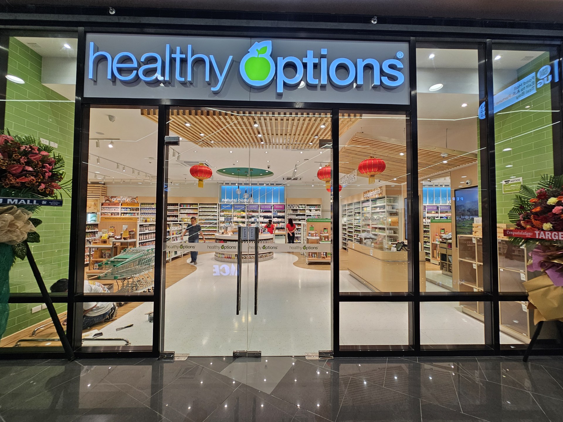 Healthy Options entrance at SM JMall Cebu.